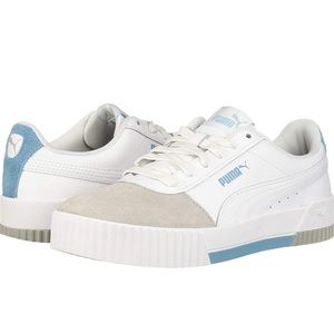 Puma White-milky Blue-gray Violet Shoes